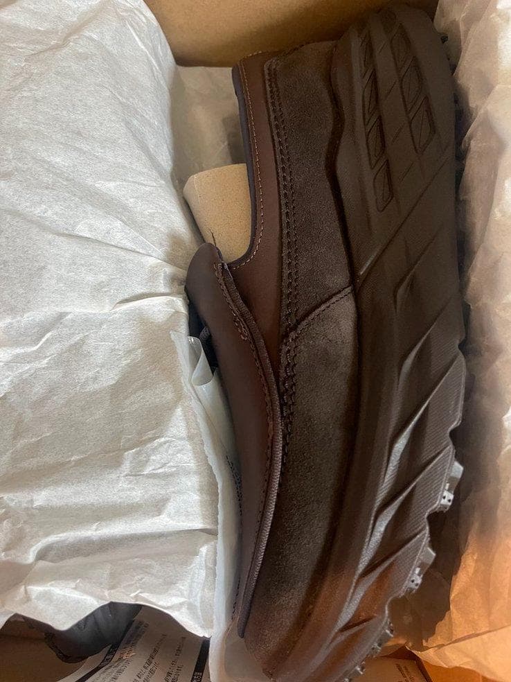 28.5cm Hoka スピード ローファー Walnut ブラウン