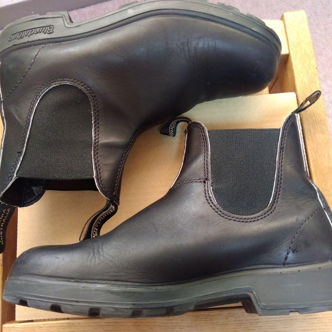 サイドゴアブーツ ブラック レザー