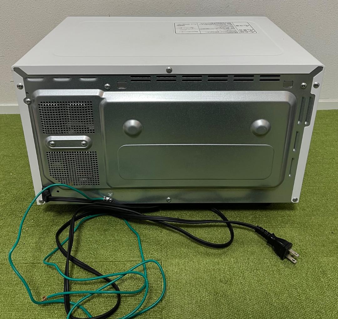 山善 オーブンレンジ 縦開き ホワイト 電子レンジ 2018年製