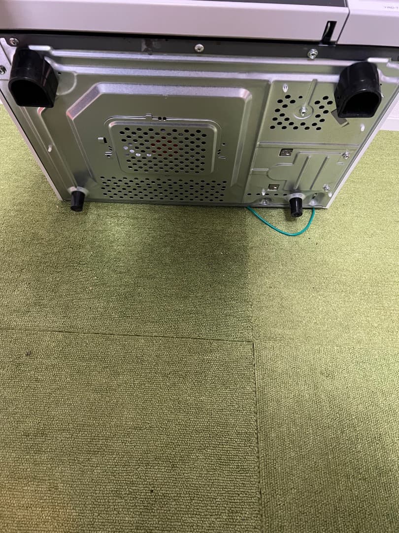 山善 オーブンレンジ 縦開き ホワイト 電子レンジ 2018年製