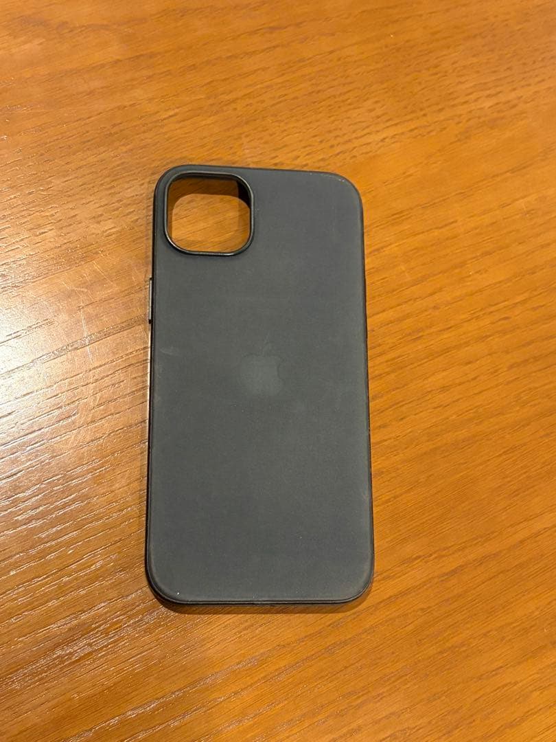 iPhone15Plus128GBブラックSIMフリーファインウーブンケース付き