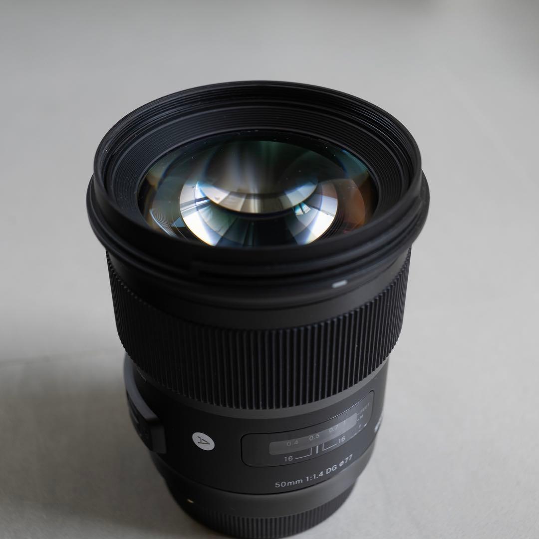 SIGMA 50mm F1.4 DG レンズ