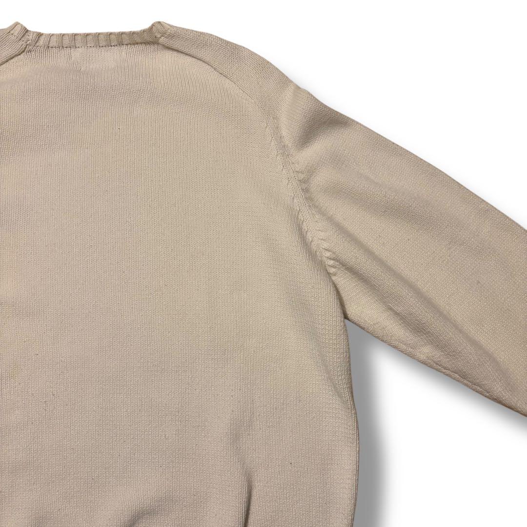 Polo by Ralph Lauren ポロベア 刺繍 コットンニット L