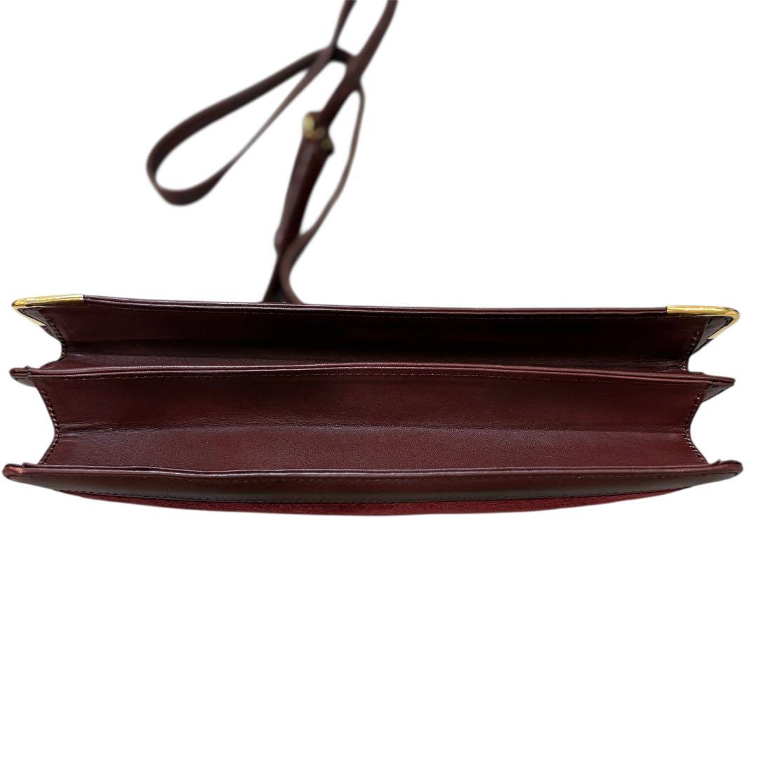 【鑑定済】Cartier マストライン ヴィンテージ ショルダーバッグ