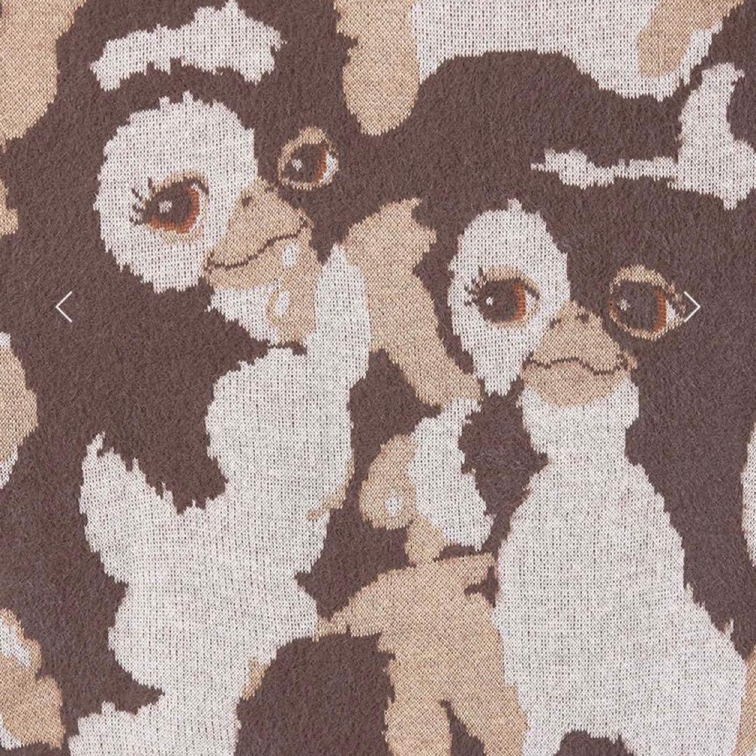 グラニフ　グレムリン　ギズモ ハニカミ パターン　ジャカード　カーディガン　S