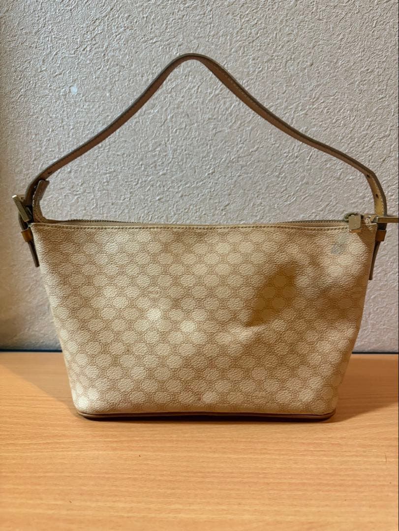 CELINE セリーヌマカダム柄 ミニショルダーバッグ ヴィンテージ