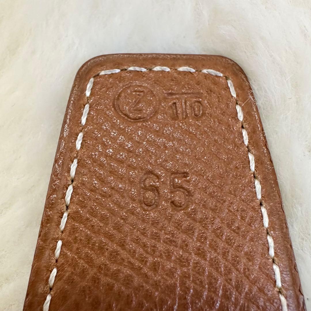 HERMES エルメス コンスタンス ベルト Ｈロゴ レディース ブラウン 65