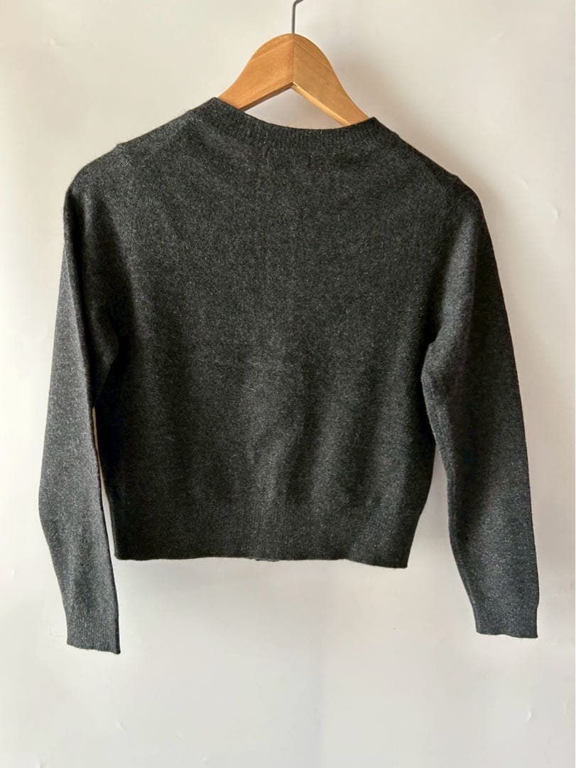 ★値下げ　TOCCA　カシミヤカーディガン　M タグ付き新品　⑨ グレー