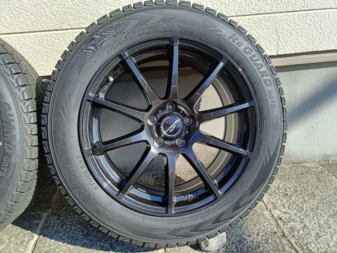 CX-5スタッドレスタイヤ＆18インチホイール4本セット【送料無料】