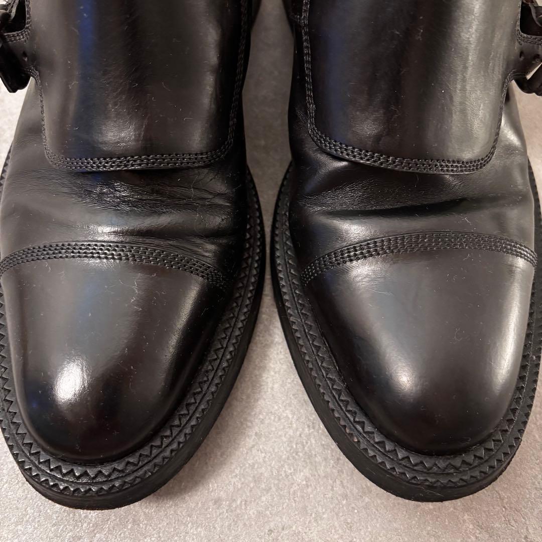 SARTORE ショートブーツ　モンクストラップ　24㌢　黒　ブーツ　サルトル