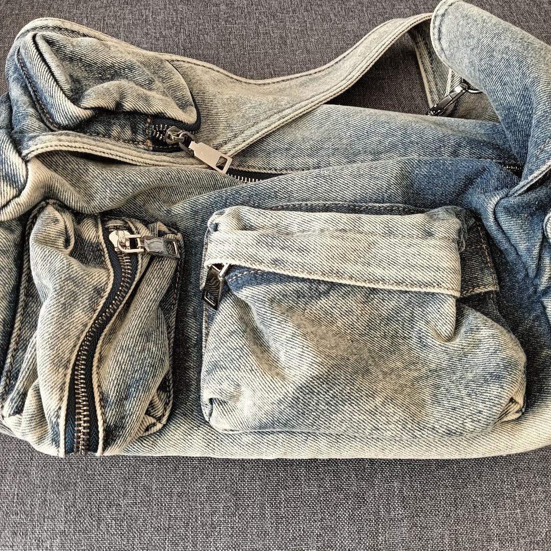 美品✨️ nouer ヤマダヤ デニムマルチポケットボディバッグ 定価1.6万円