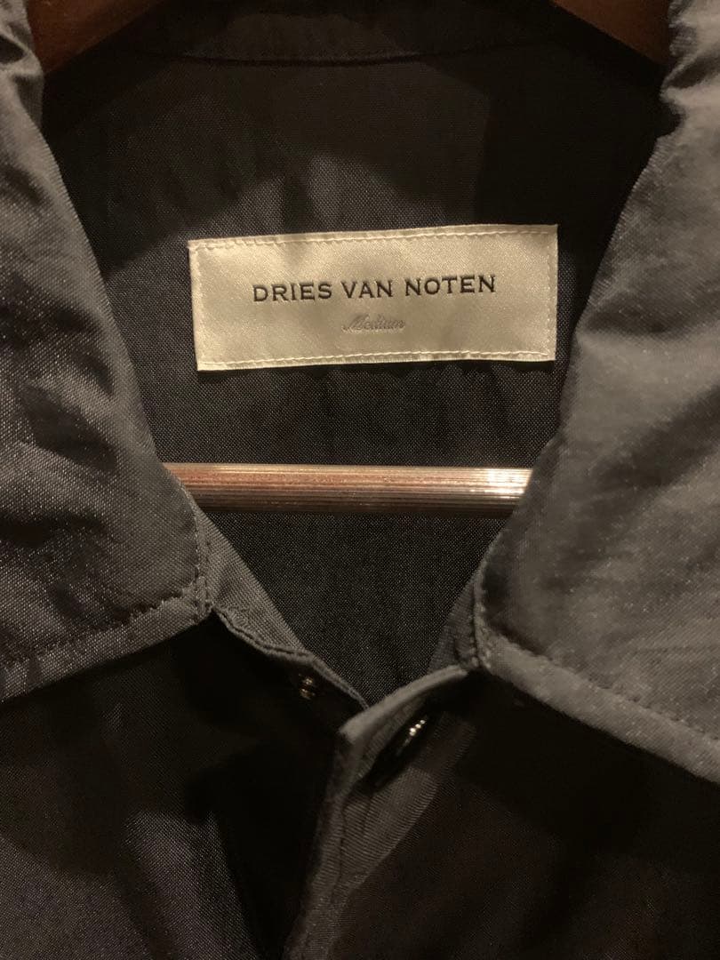 【正規品】DRIES VAN NOTEN ナイロン コーチジャケット M 黒