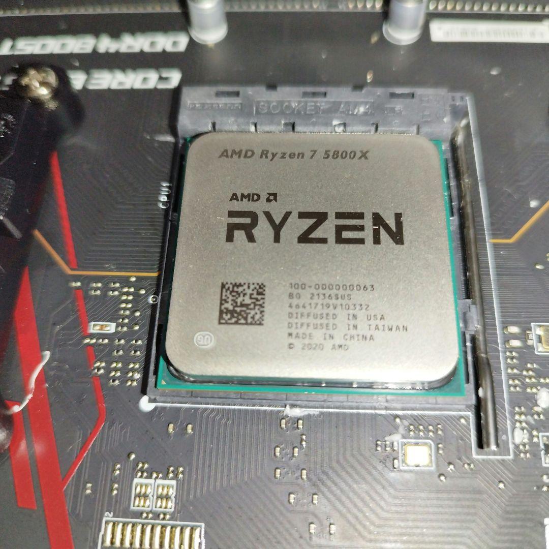 【MGA AKA】AMD Ryzen7 5800X+X570+RGBメモリ