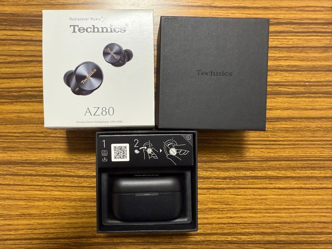 Technics AZ80 ワイヤレスイヤホン ブラック