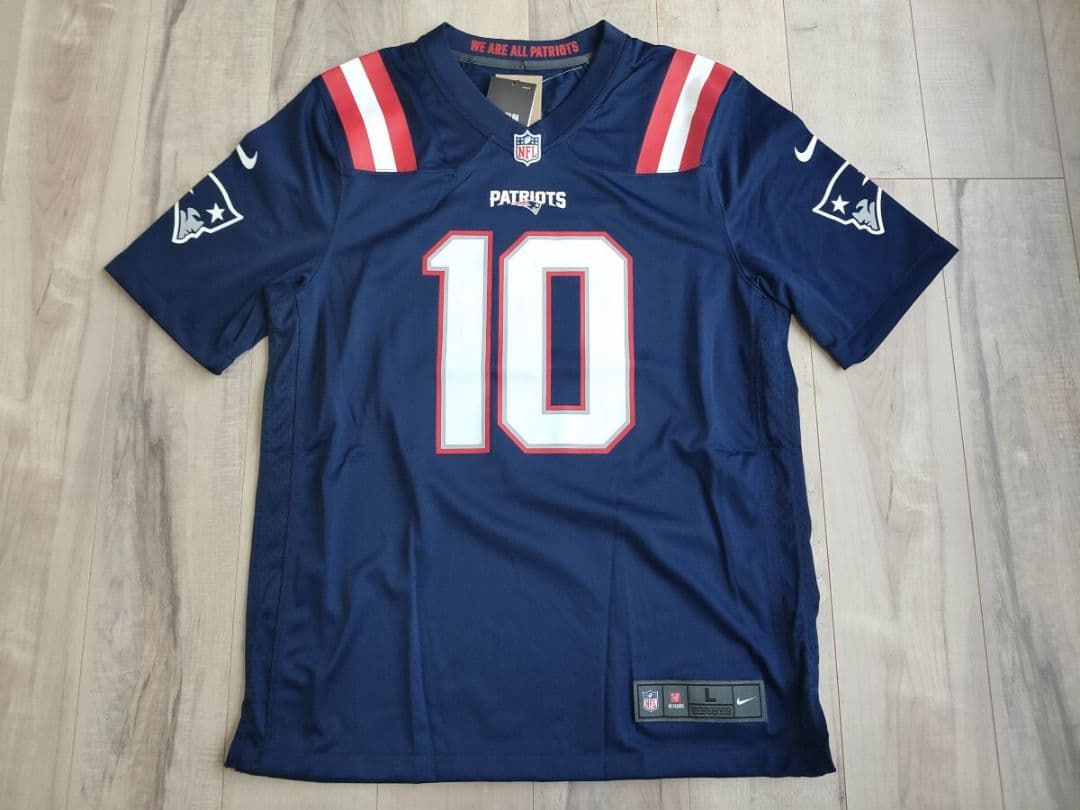 L 新品 NIKE×NFL New England Patriots ジャージ