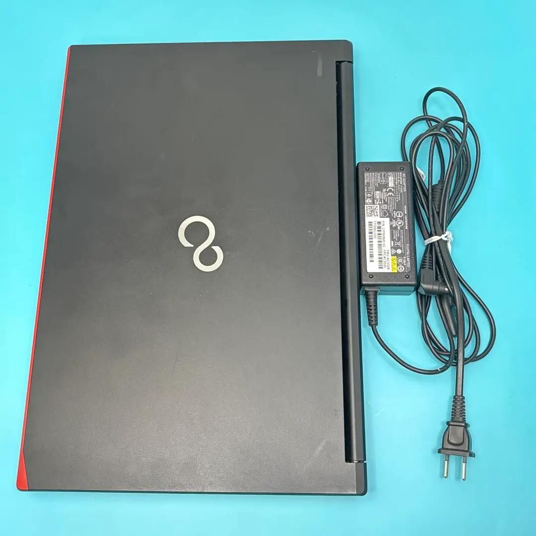 【Office2021付】富士通★Win11Pro★爆速SSD★i3ノートPC