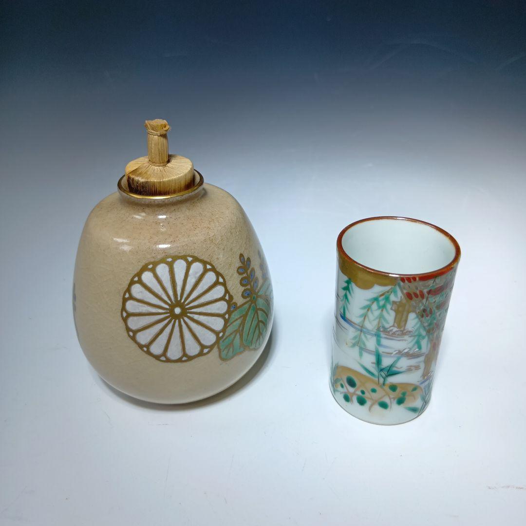 値下げ茶道具　蒔絵茶箱一式