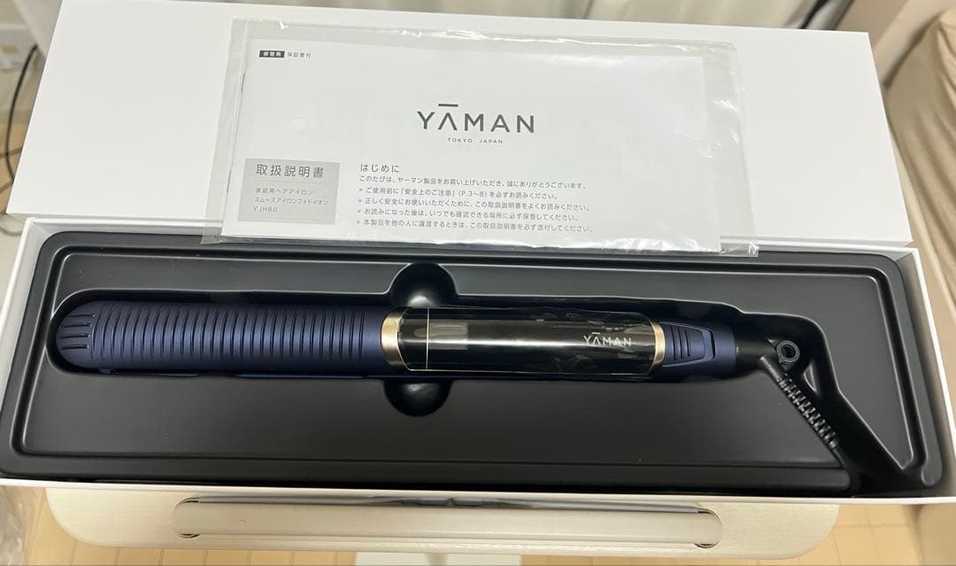 ヤーマン　スムースアイロンフォトイオン YJHB0 ネイビー