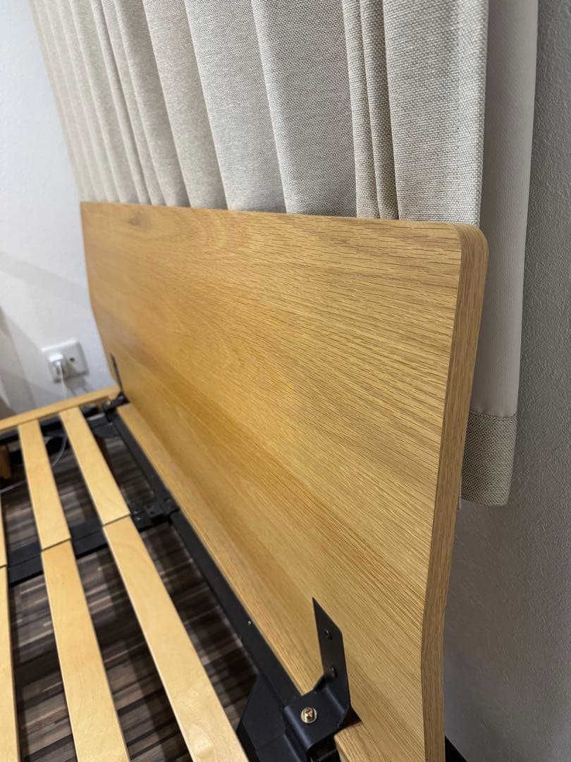 無印良品　ベッドフレーム　ダブル　オーク材
