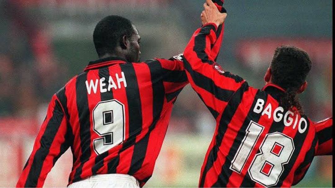 【新品 激レア】セリエA ミラン 95-96 バッジョ ホーム ユニフォーム L