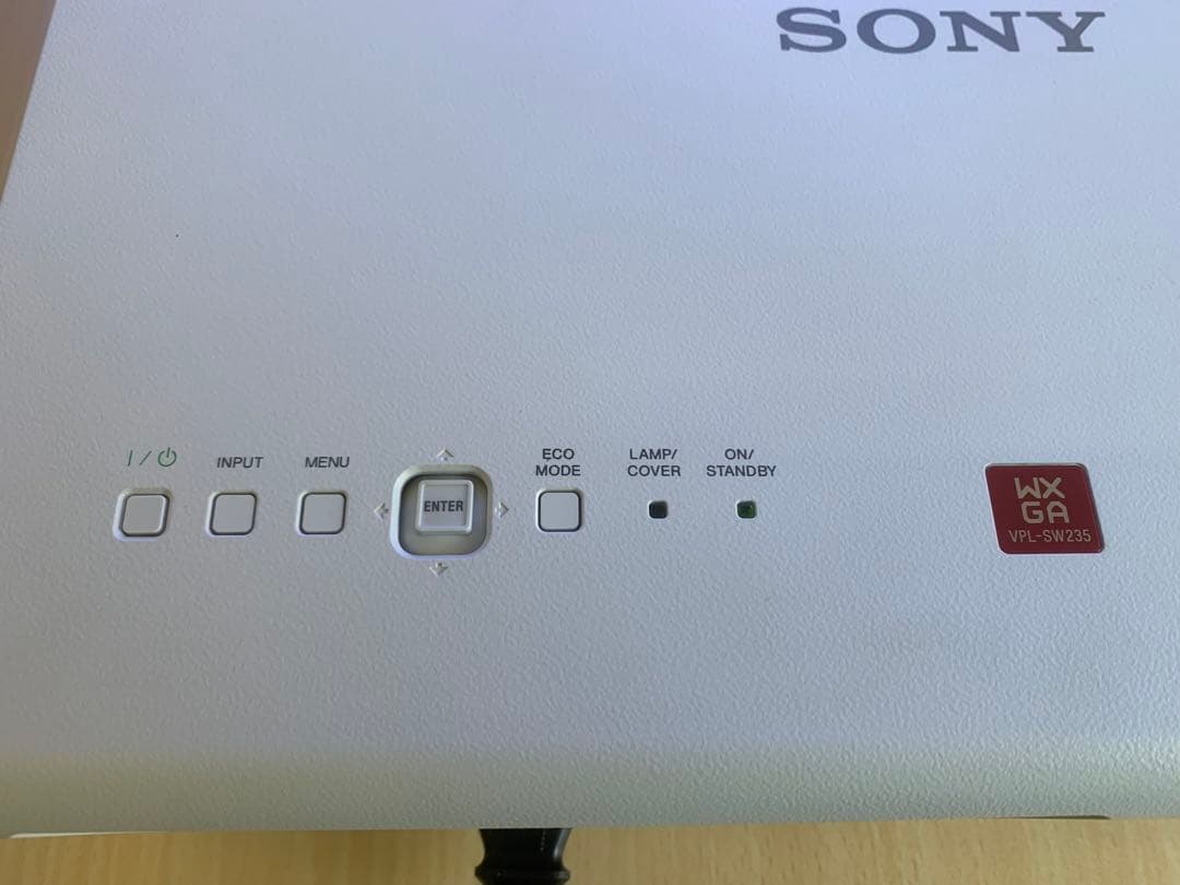 ランプ使用時間 8H SONYプロジェクターWXGA VPL-SW235