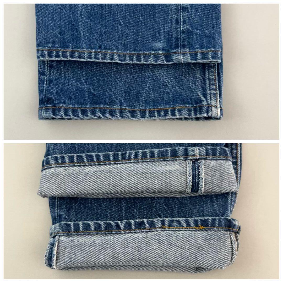 80s USA製 Levi’s 501 脇割 W40 要リペア ナイロンフット