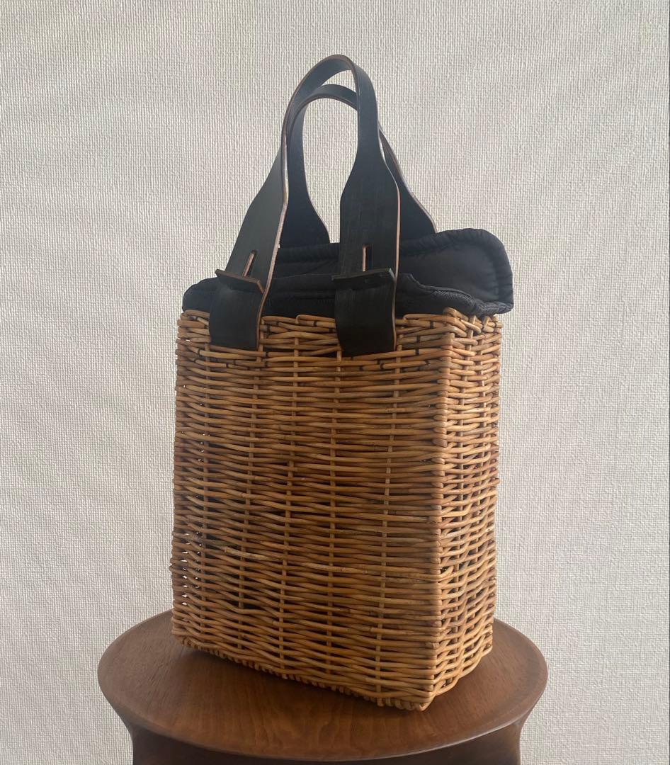 エバゴスebagos角たてバスケットスイッチハンドルリサイクルリップかぶせ黒