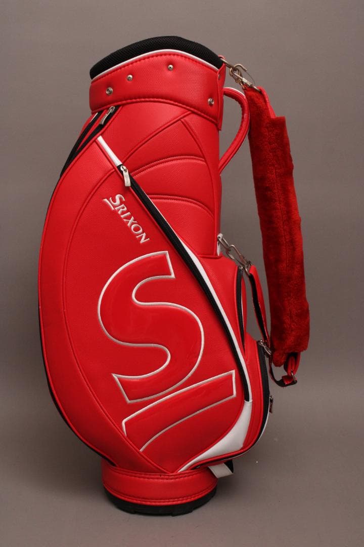 良品 スリクソン SRIXON キャディバッグ《8.5型》カート 5分割 レッド