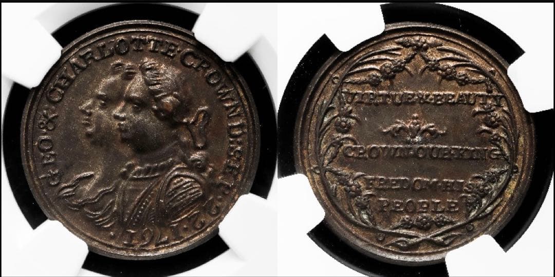 TOP POP⁉️ 1761年 ジョージ3世戴冠式メダル BHM47