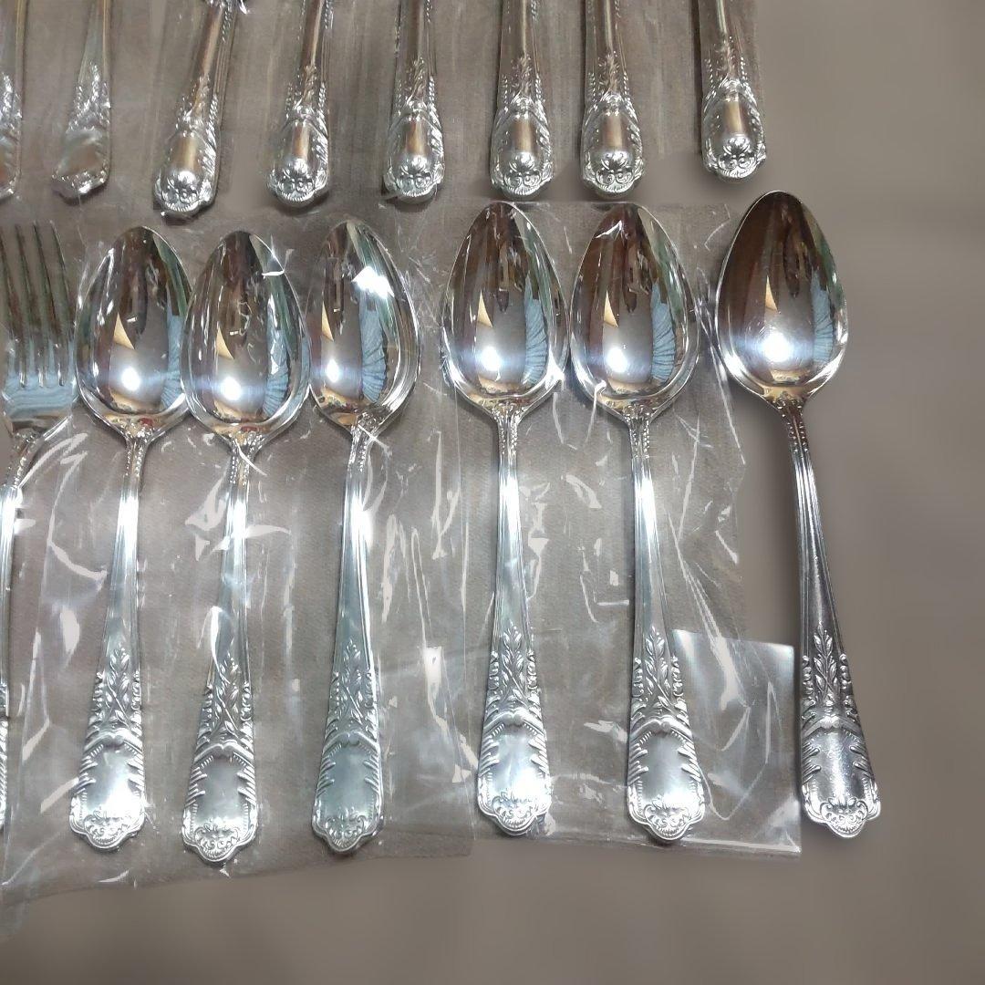 燕物産月桂樹 デザート用カトラリー18本セット