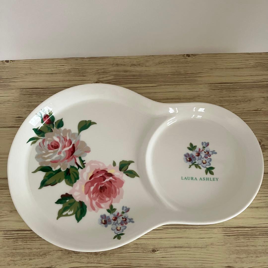LAURA ASHLEY ローラアシュレイ花柄プレート2枚セット