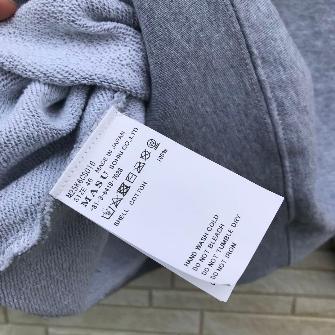 エムエーエスユー　MASU　スウェット　46　グレー