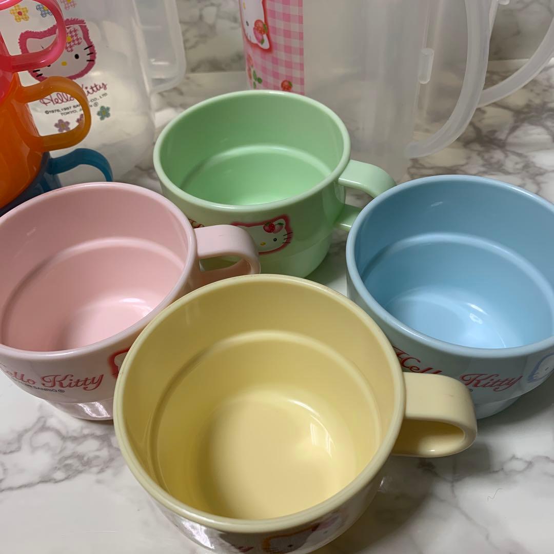 カオハナ　ハローキティ　スタックコップ7Pセット(ケース付) アウトドア