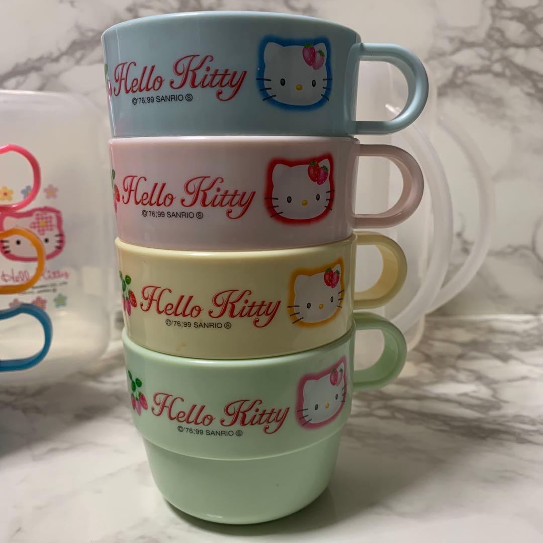 カオハナ　ハローキティ　スタックコップ7Pセット(ケース付) アウトドア