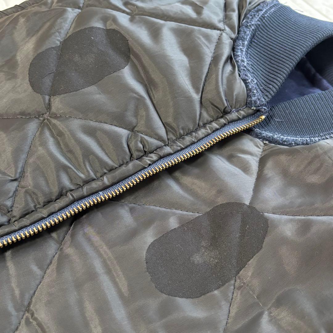 90's カーハート ベスト ネイビー ナス紺 フェード M ステューシー