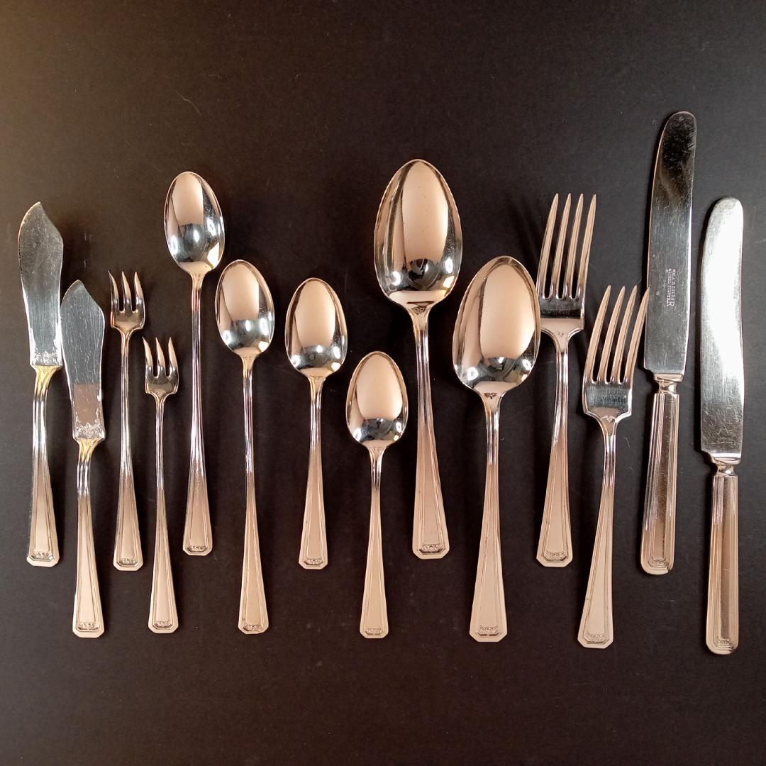 アールデコ1930年代WM ROGERSカトラリー アメリカ 14本シルバーPL