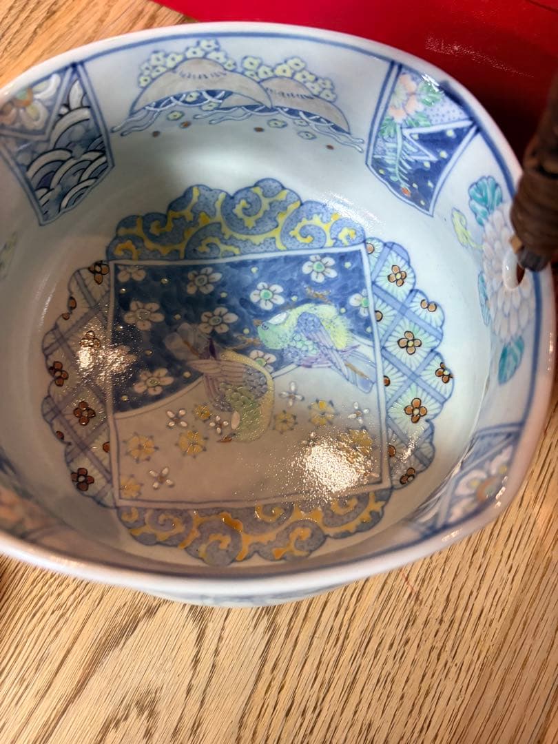 佐藤走波　陶器製 花模様