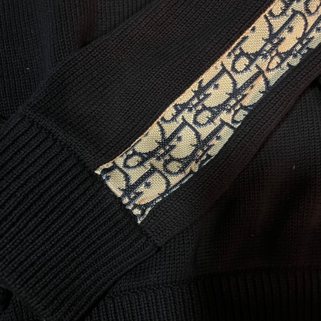 DIOR ディオールオム　オブリーク　コットン　ニット　セーター　S ホワイト