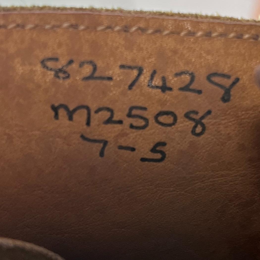 【美品】トリッカーズ M2508 モールトン 7.5 UK 茶 ブーツ