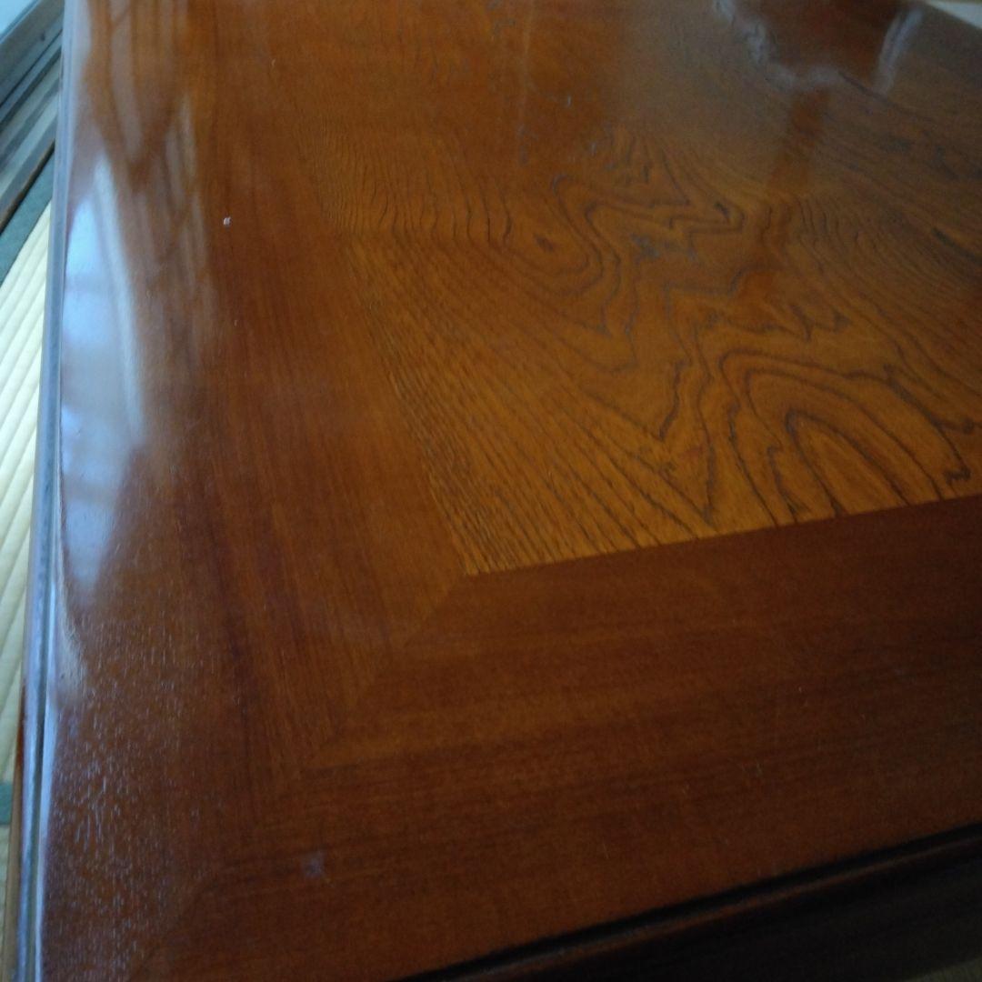 ダークブラウン木製座卓