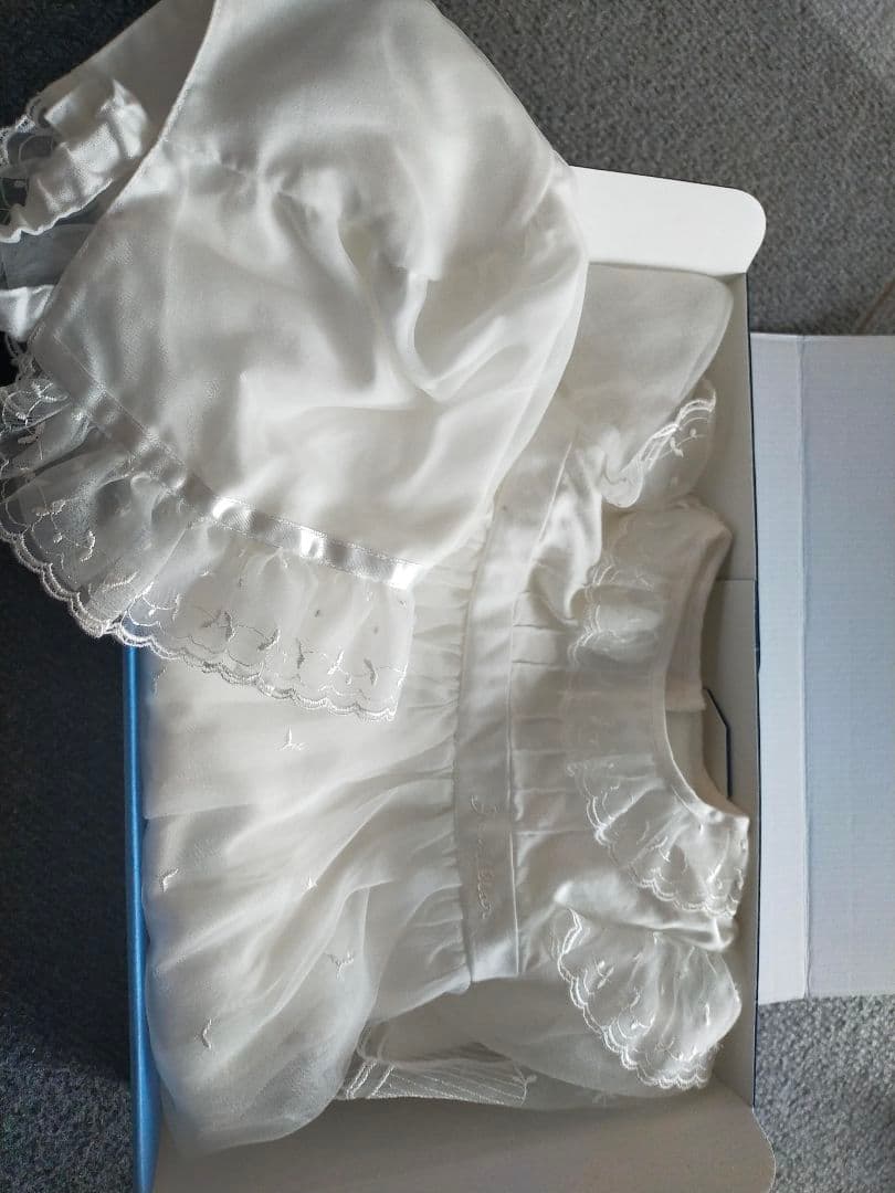 カオルさんファミリアセレモニードレスくま柄2点セットギフトBOX、袋つき