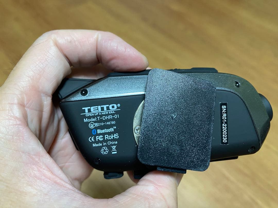 (中古)TEITO バイク用 2Kカメラ付インカムT-DRH-01 SDカード付