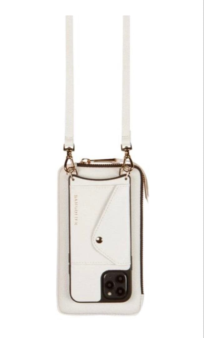 BANDOLIERバンドリヤー エキスパンデッド ホワイト ポーチ