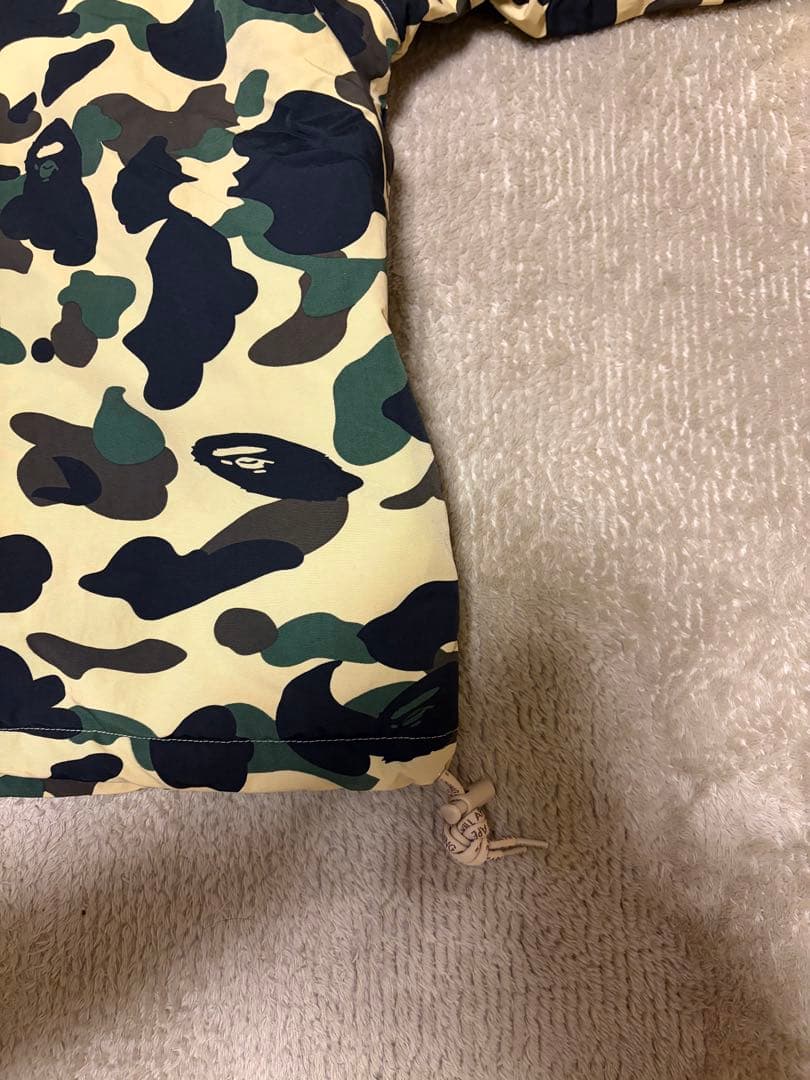 A BATHING APE カモフラージュ フード付きジャケット