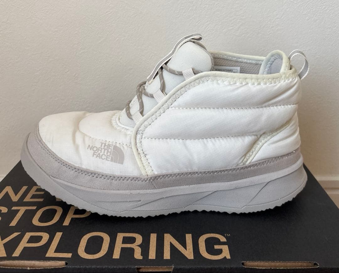 US購入 レア ノースフェイス チャッカブーツ ホワイト