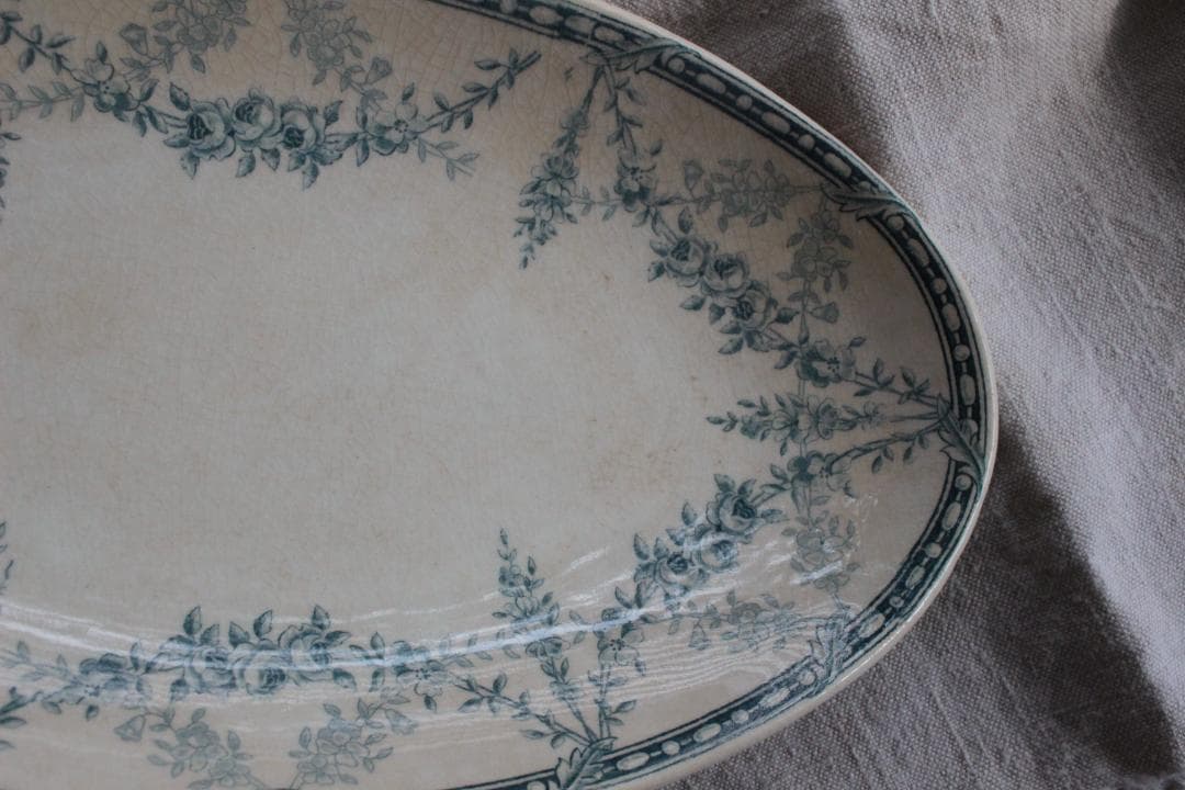 【K】クレイユ モントロー/Mignon 枯れたラヴィエ/フランスアンティーク