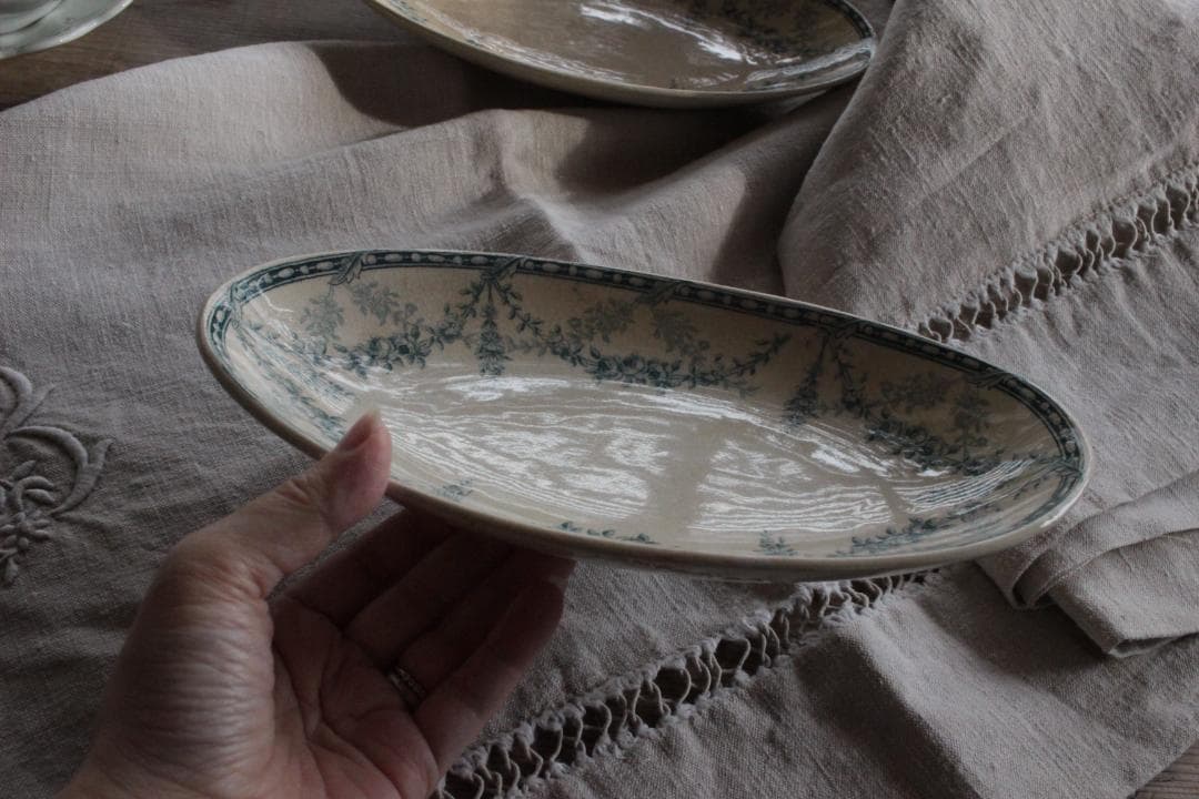 【K】クレイユ モントロー/Mignon 枯れたラヴィエ/フランスアンティーク