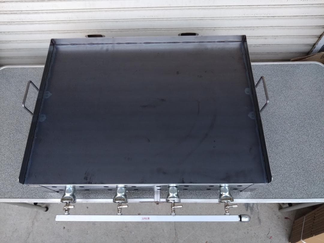 ネット専売品　極厚６ミリ鉄板　鉄板焼きグリラー　幅７５×５５　お好み焼きそば祭り