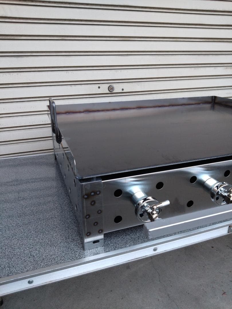 ネット専売品　極厚６ミリ鉄板　鉄板焼きグリラー　幅７５×５５　お好み焼きそば祭り