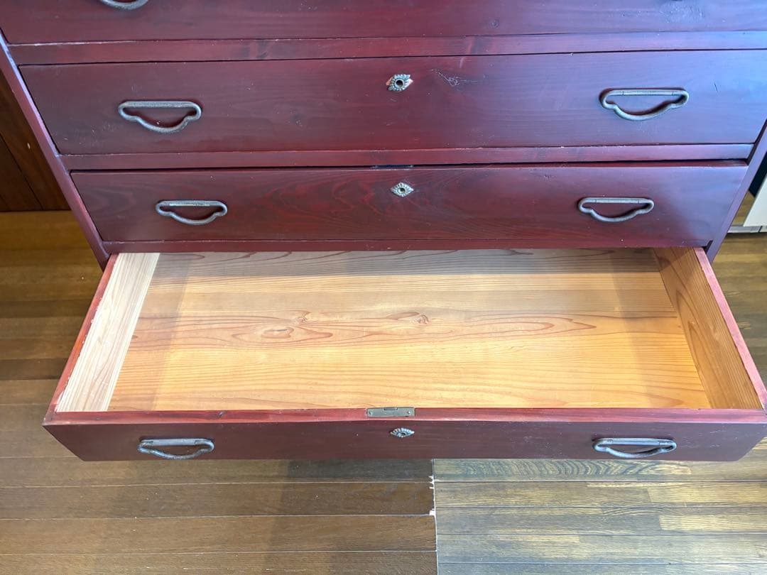 ①桐箪笥　レトロ　アンティーク　チェスト　和箪笥